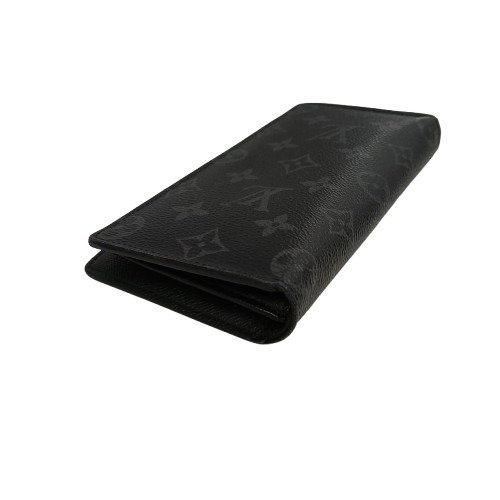 LOUIS VUITTON Long Wallet M61697 Black **Damage