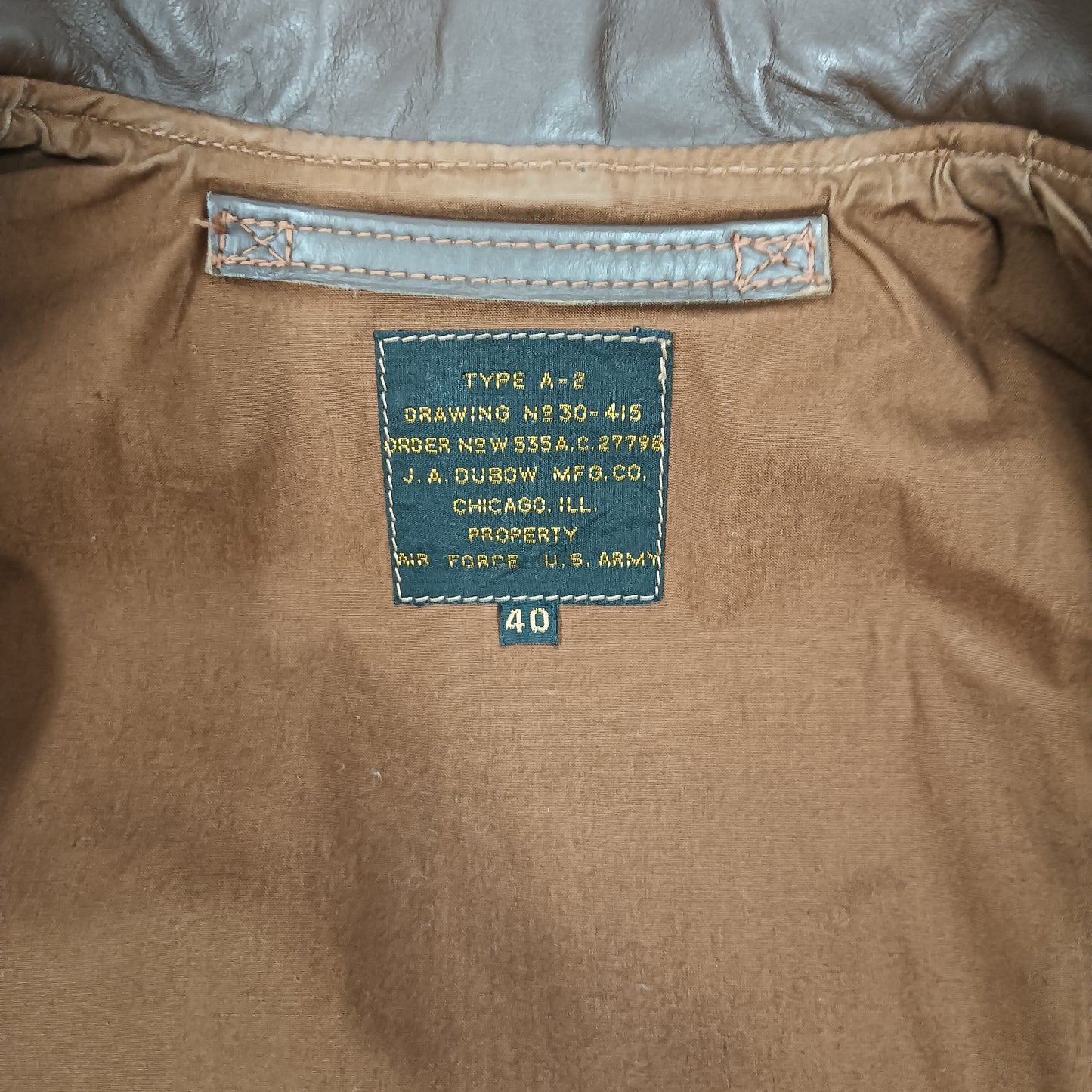 Leather Jacket 40 Mens Brown