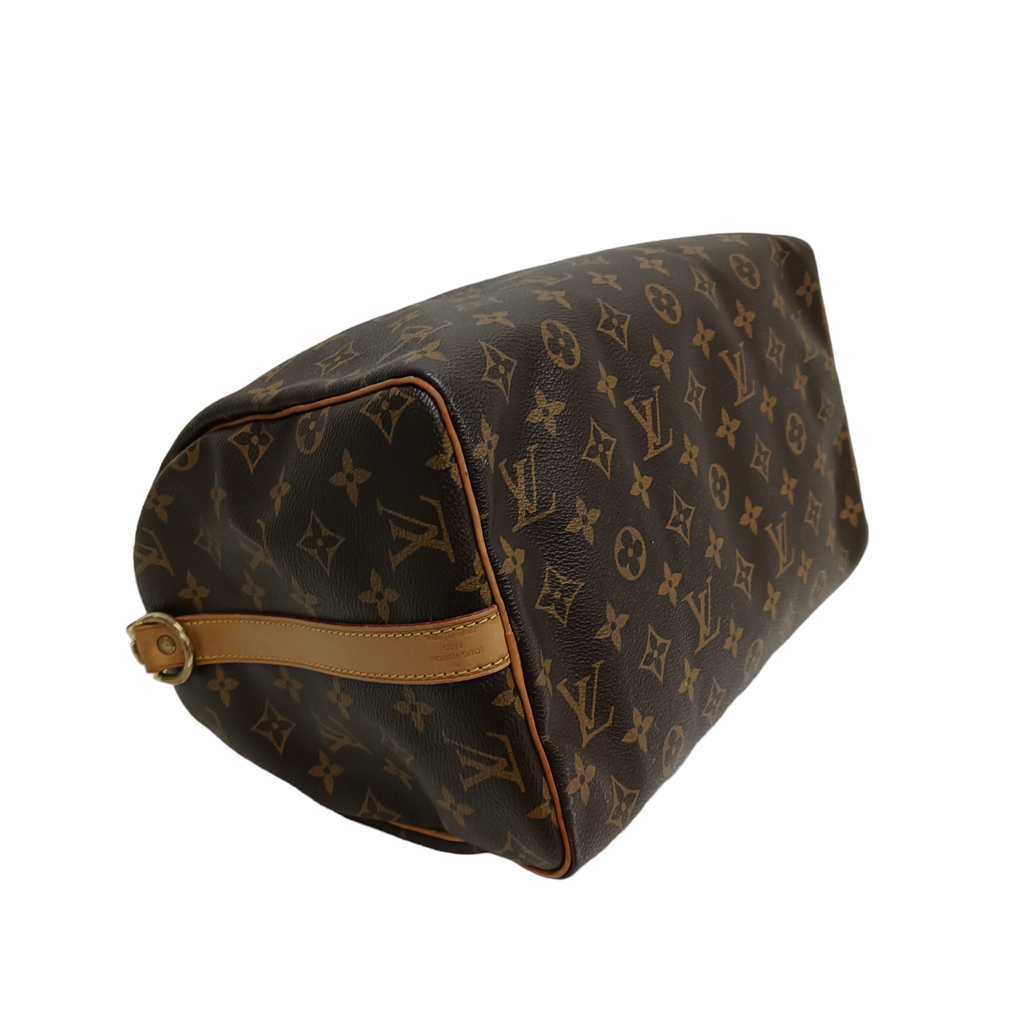 LOUIS VUITTON Boston Bag Monogram Brown Speedy 30 Bandouliere M41112