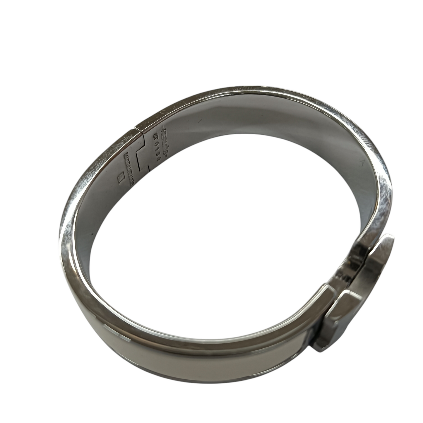 HERMES Bracelet Rank (B) Silver ST 0158