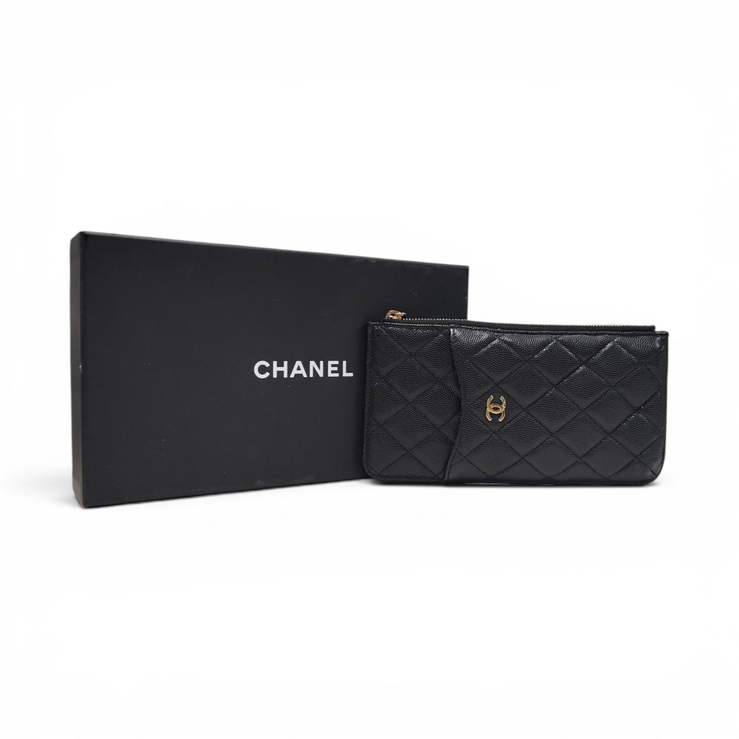 CHANEL Wallet Black 29746343 Rank B