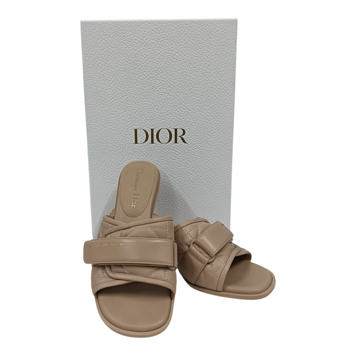 Christian Dior Sandal 36 Lady's      Beige MT-0622