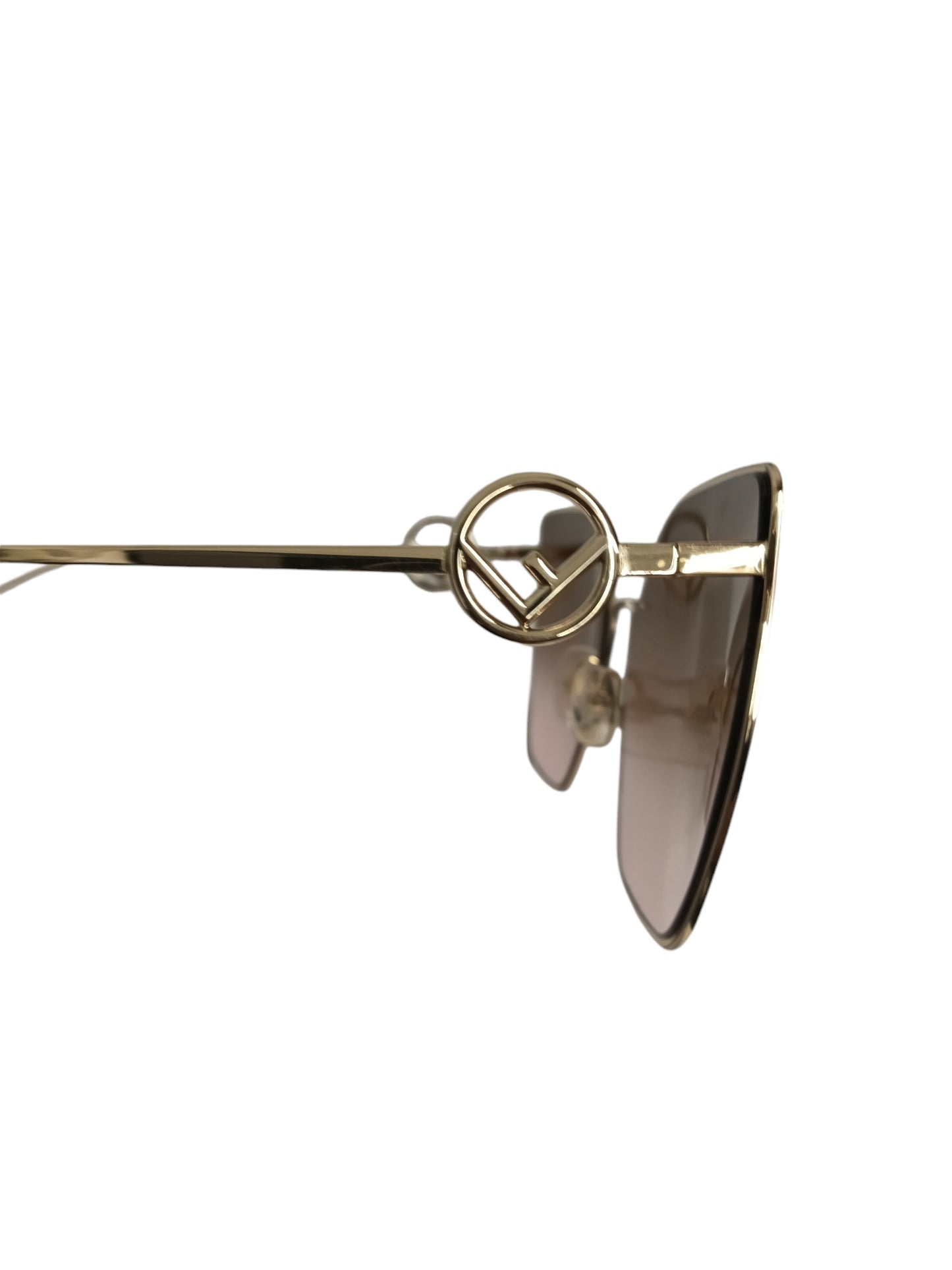 FENDI SUNGLASSES BROWN/GOLD FF0323/S