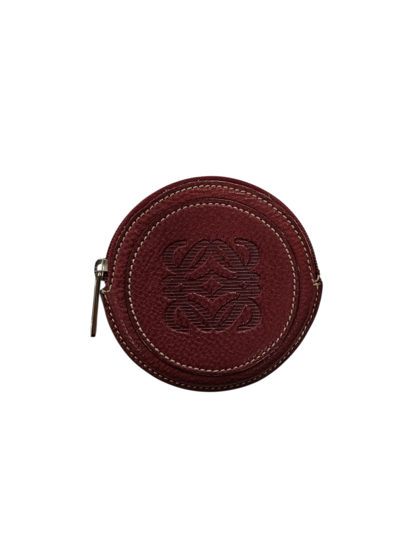 LOEWE Coin Case Burgundy 060512