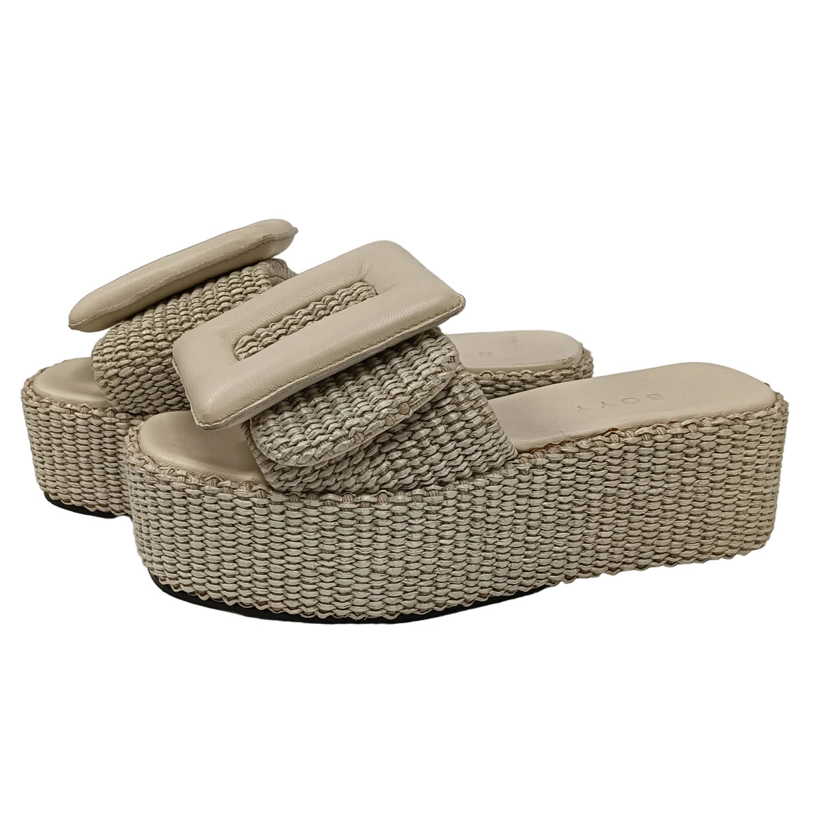 BOYY Sandal 38 Lady's Beige **Stain