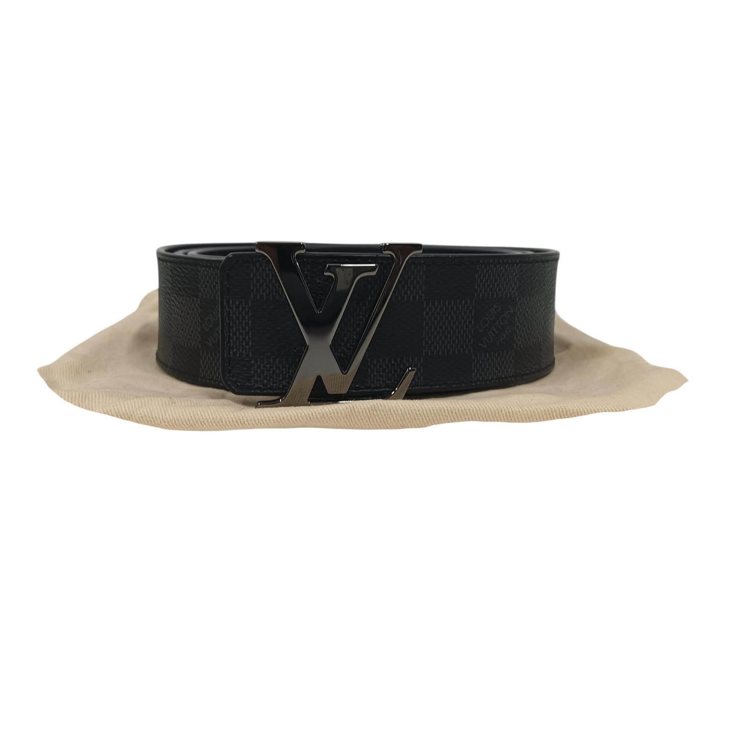 LOUIS VUITTON Belt 105/42 M0213/LN5203 Black