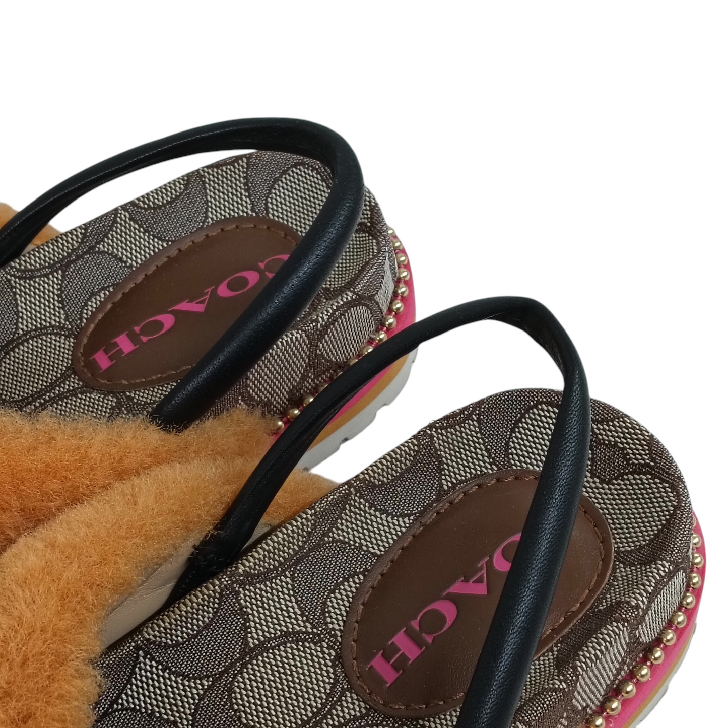 COACH Sandal 36.5 Lady's Brown Rank (B) G5885