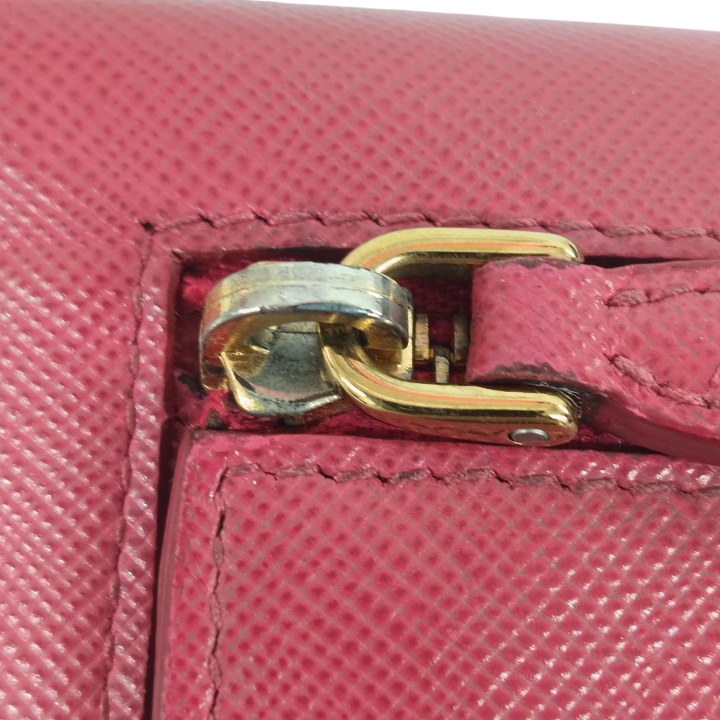 PRADA Long Wallet 1M1132 Rank (BC) Pink 63 *With Guarantee