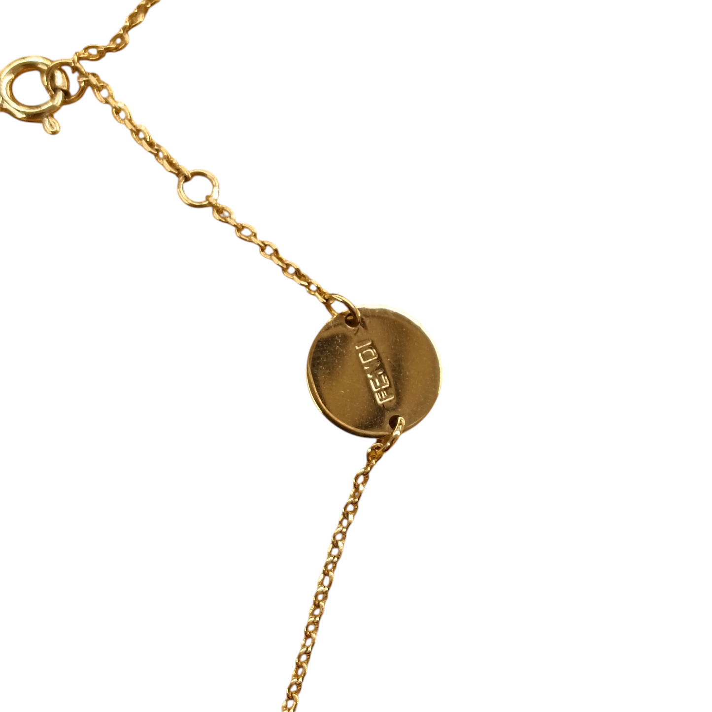 FENDI Bracelet Rank (B) Gold/Silver 1A4222