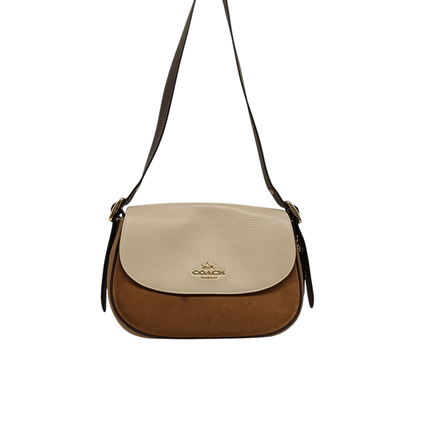 COACH Shoulder Bag Light Brown/Beige CB895