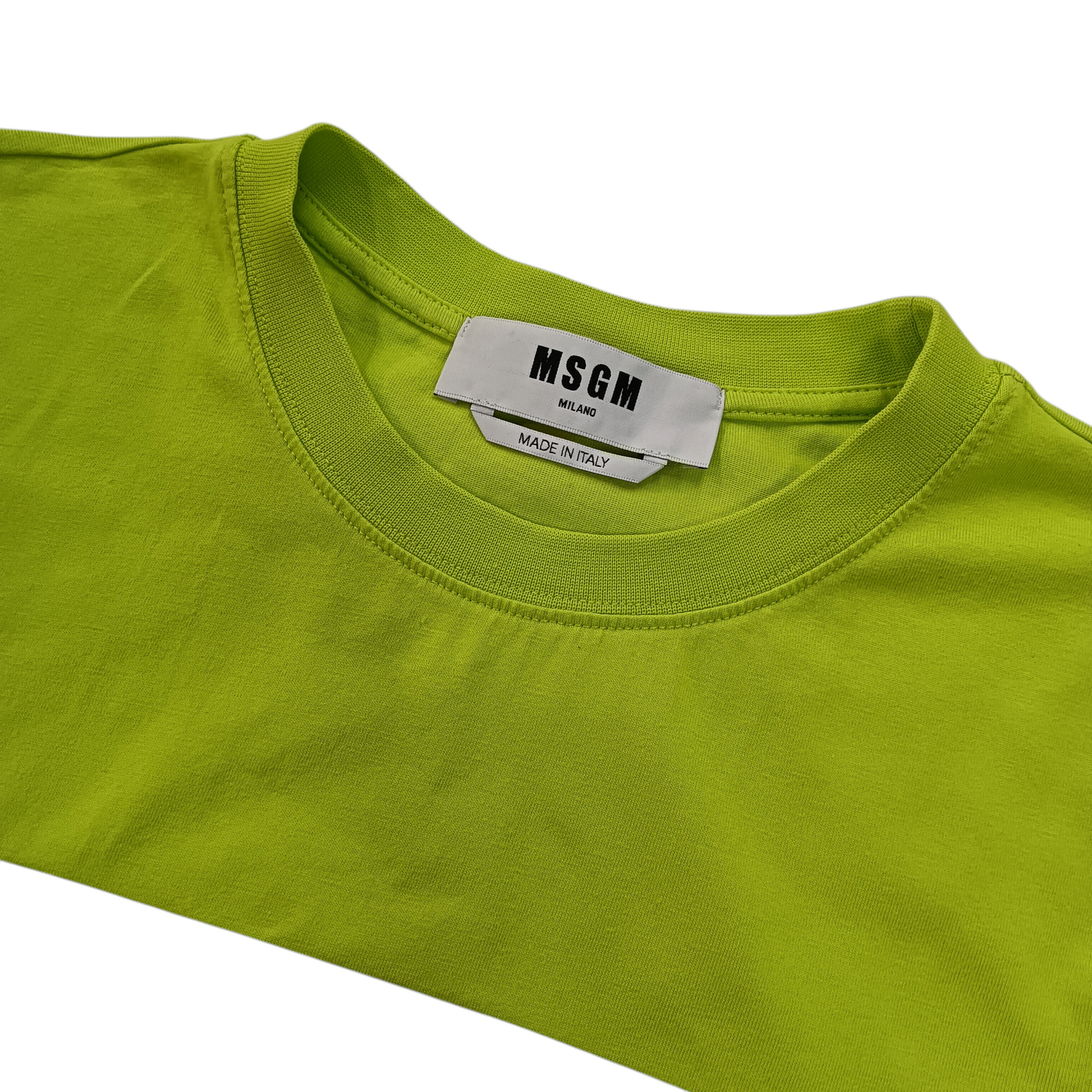 MSGM T-SHIRT LADY'S SIZE M GREEN 3241MDM520