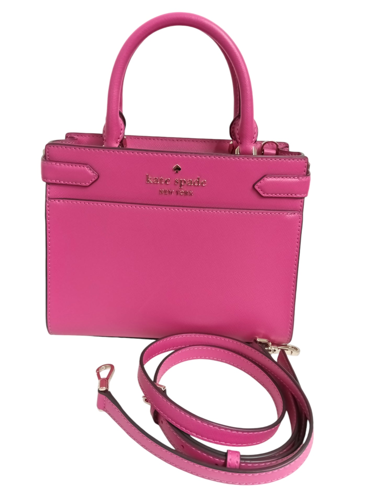 KATE SPADE 2WAY BAG SHOCKING PINK WKRU7097 RANK(AB)