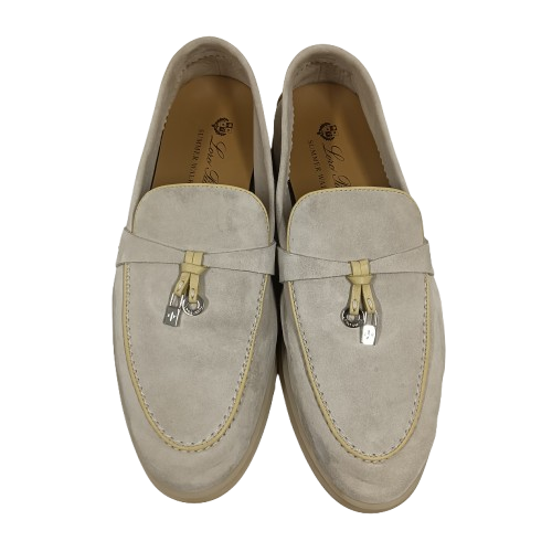 LORO PIANA Loafers Gray **Stain 51252