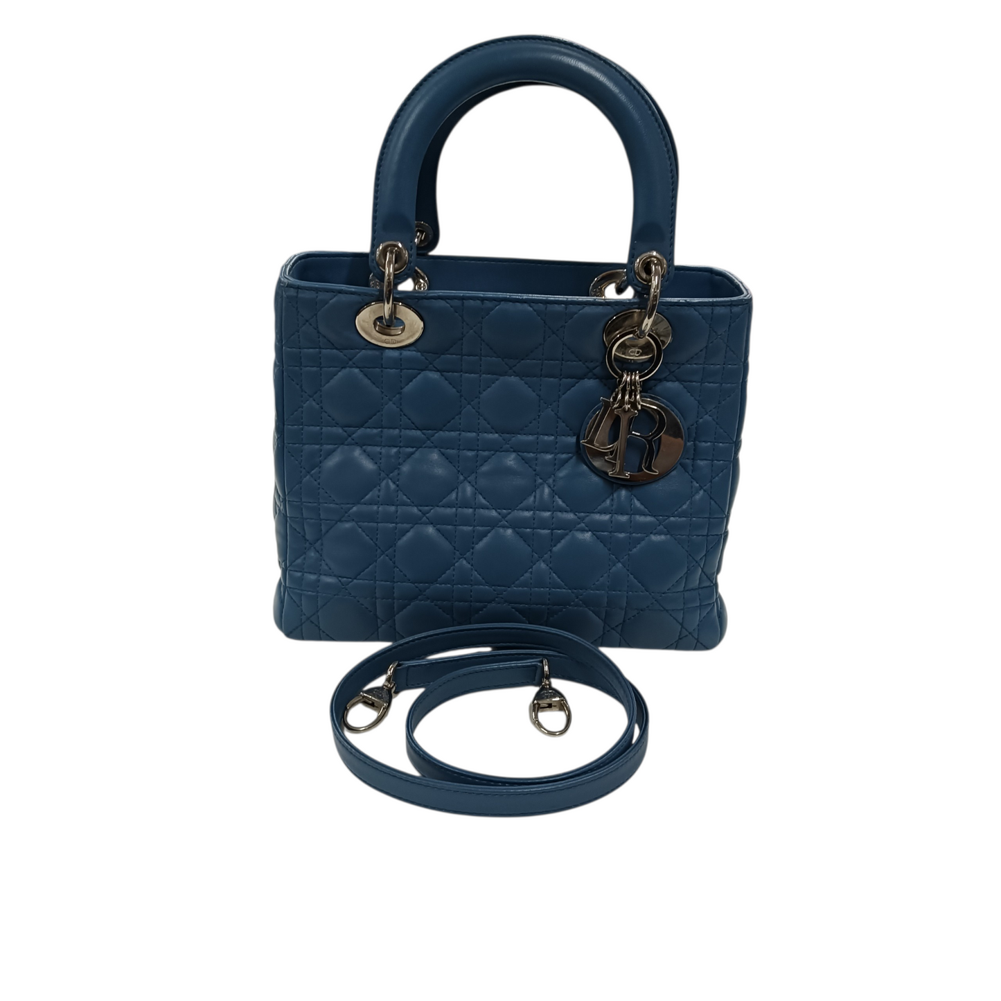 Christian Dior 2WAY Bag Sky Blue 17-B0-1111