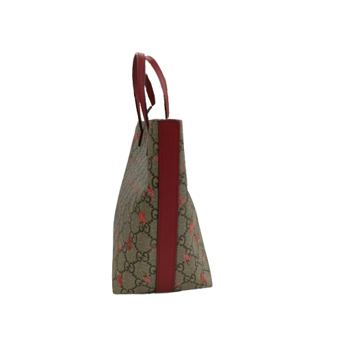 GUCCI Tote Bag 410812 Brown And Red **Stain *Inside Stain