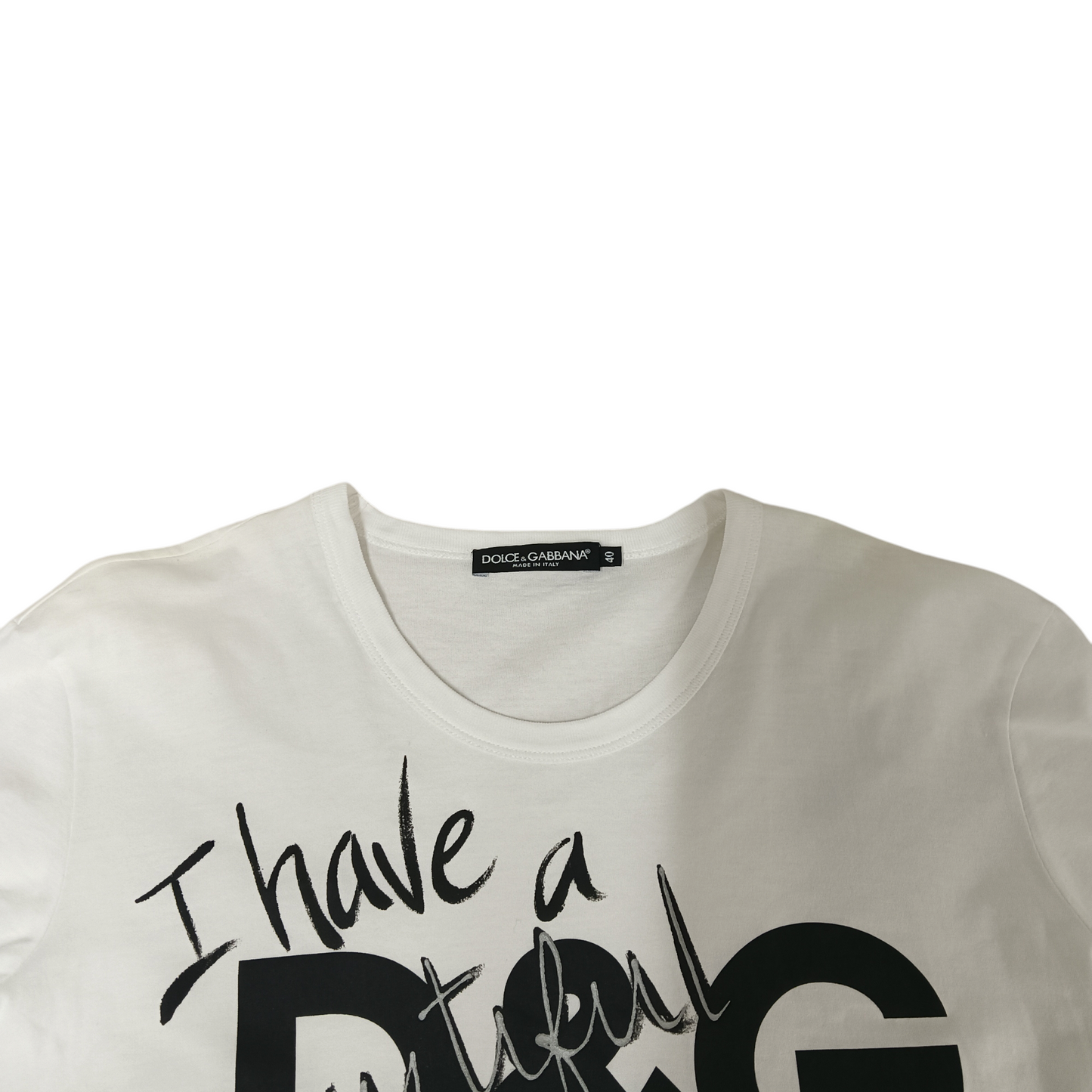 DOLCE & GABBANA T-shirt SIZE 40 Lady's White
