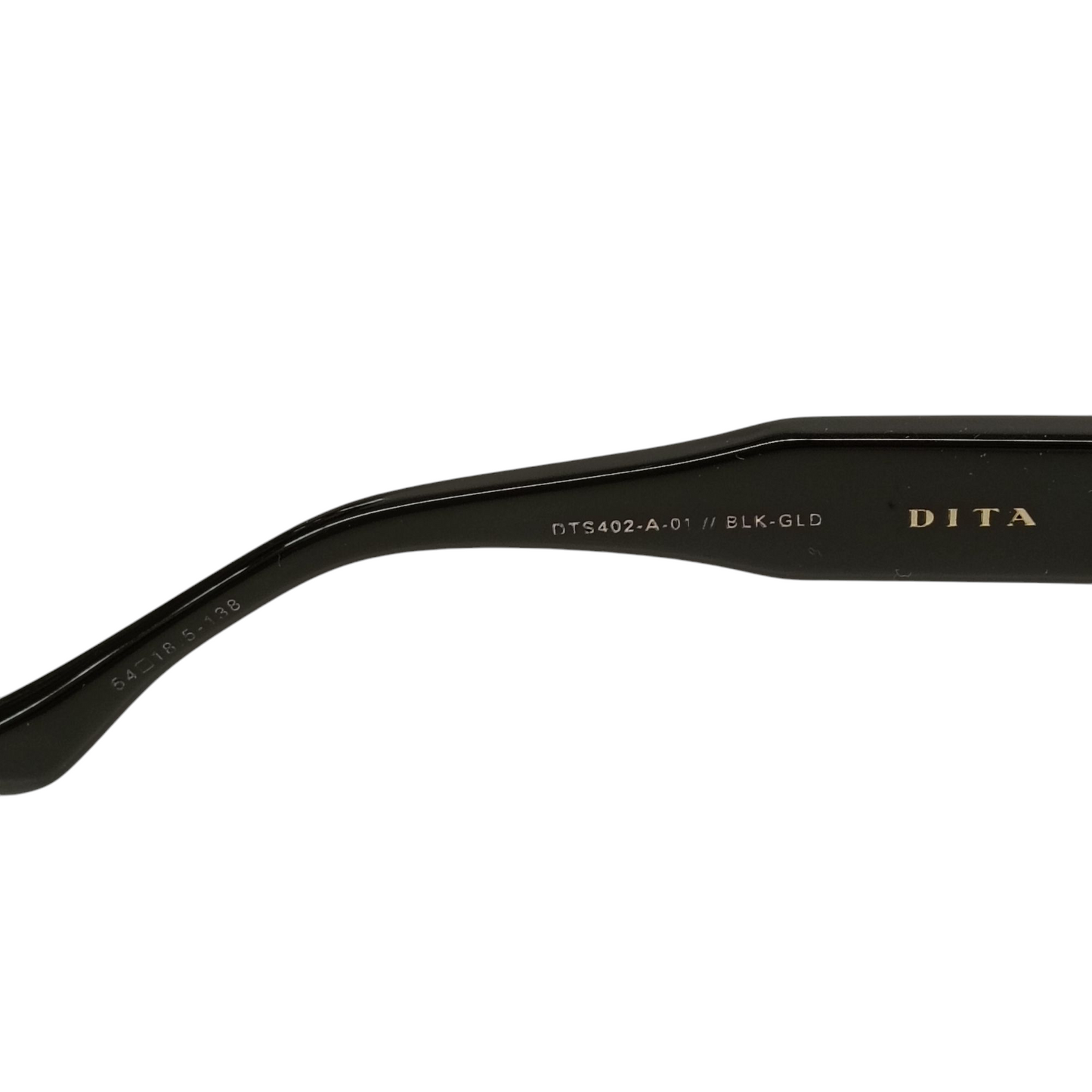 DITA Sunglasses DTS402-A-01 Rank(AB) Black/Gold 10years Limited Edition