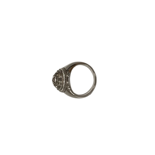 Ring VERSACE Silver BIGGIE PLATINO TAGLIA /15