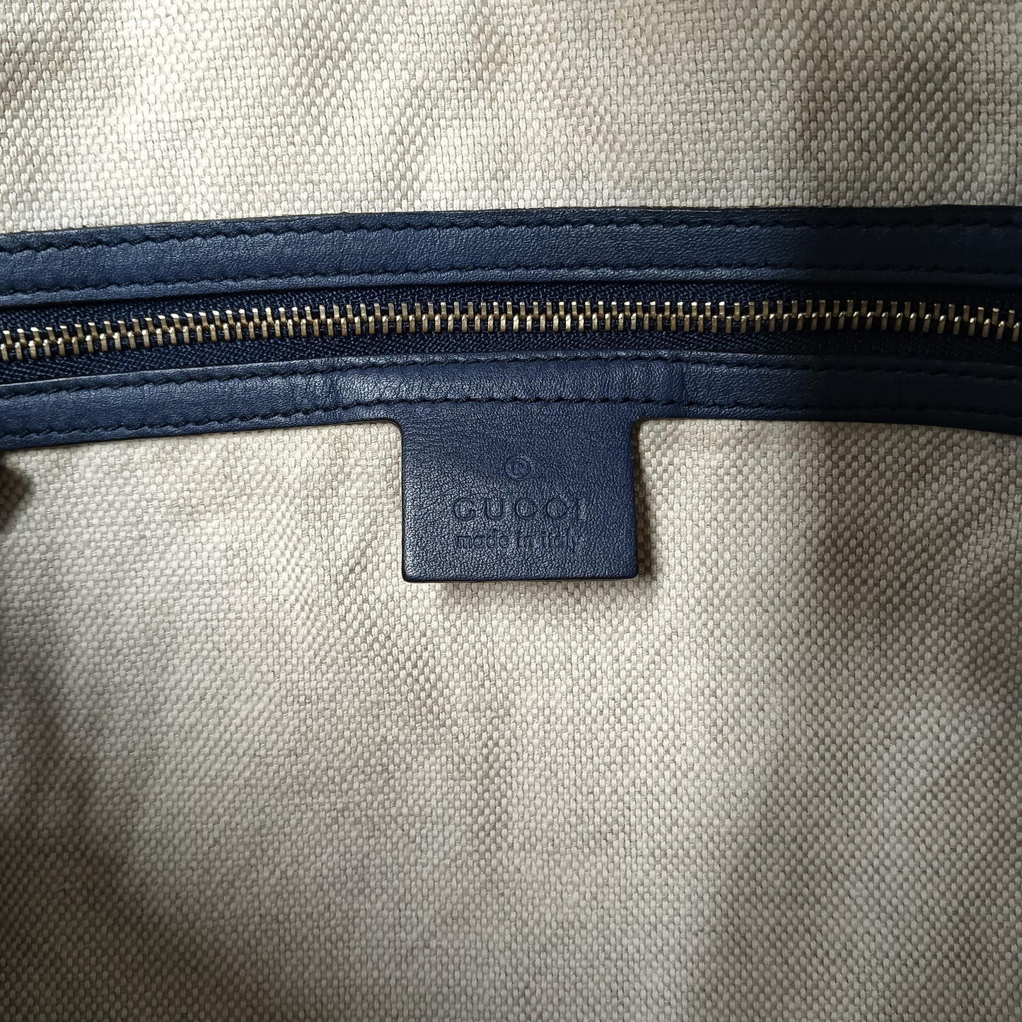 GUCCI 2WAY Bag 308363 Gray **Stain/Damage **without strap**