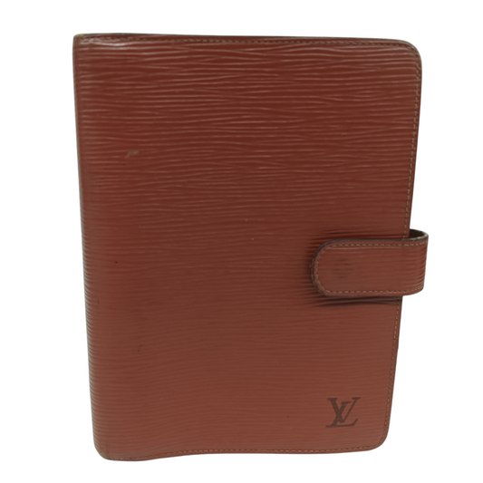 LOUIS VUITTON Notebook Cover Rank (CD) Brown*Damage SP0966