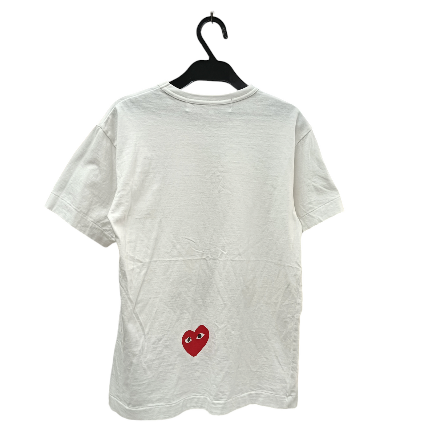 PLAY COMME DES GARCONS T-shirt SIZE S Lady's White AE-T102