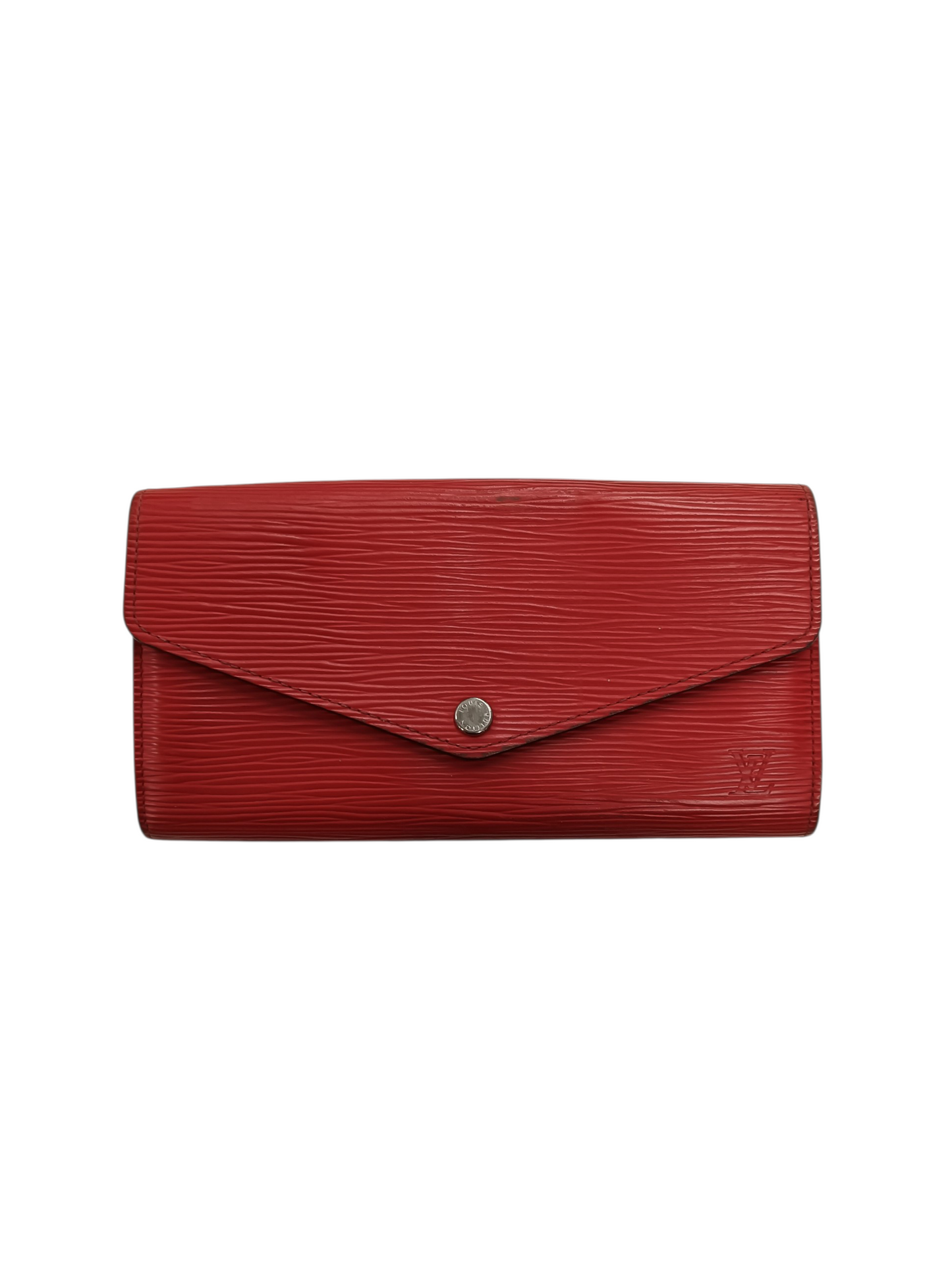 LOUIS VUITTON Long Wallet Epi M60584 Red CA3104