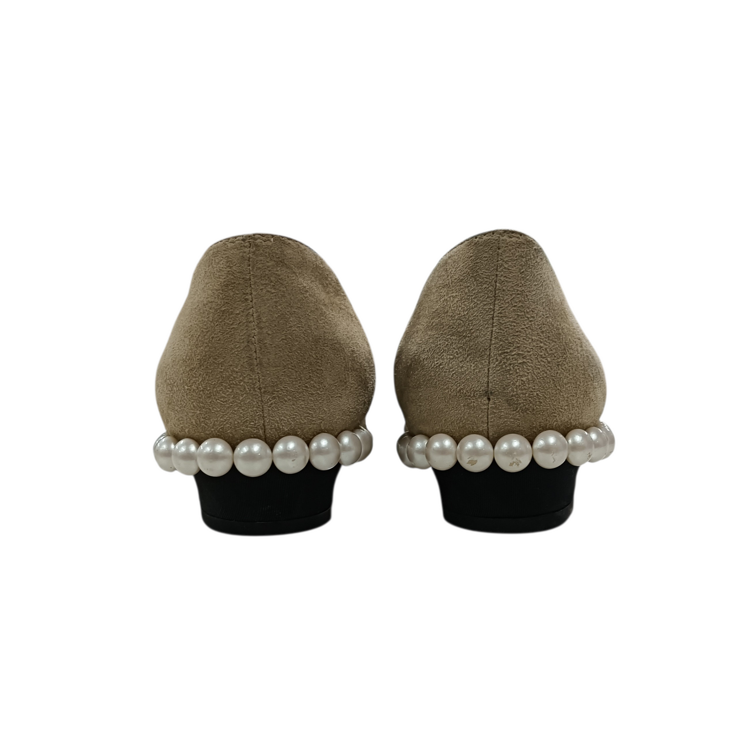 CHANEL Flat Shoes Lady's Size 36C Beige G33439