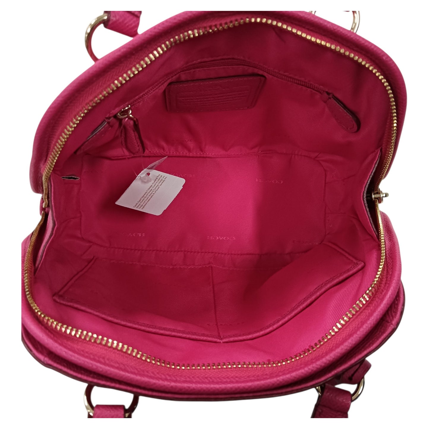 COACH 2WAY Bag 34940 Shocking Pink
