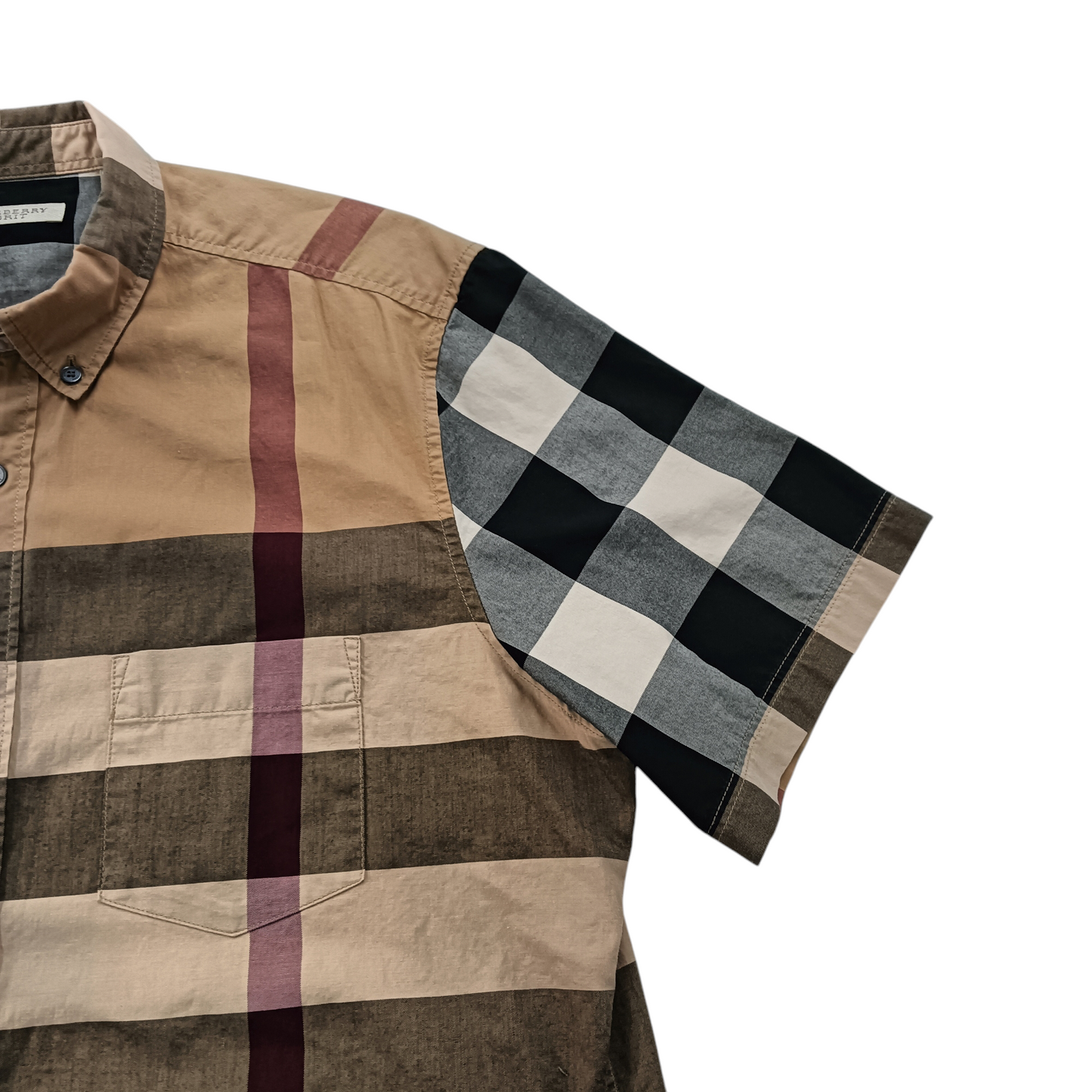 BURBERRY BRIT Shirt Size L Men Brown THTHAGAR129SAM