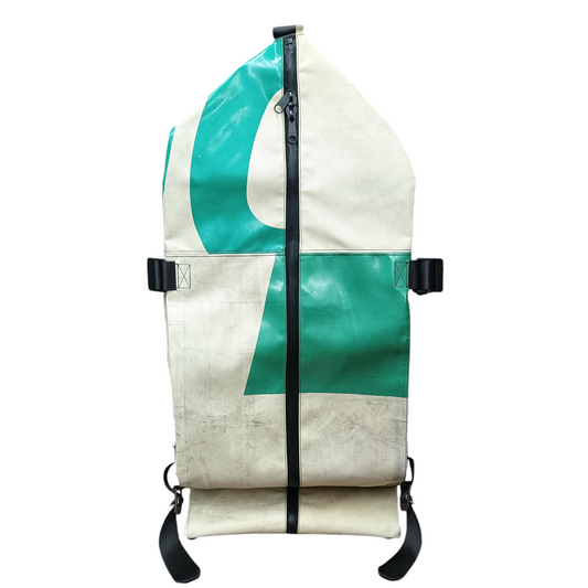 FREITAG Carry Bag F733 ZIPPELIN Rank C Beige/Green Sticky