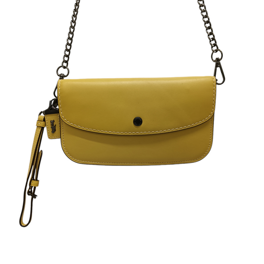 COACH Shoulder bag Yellow 30009