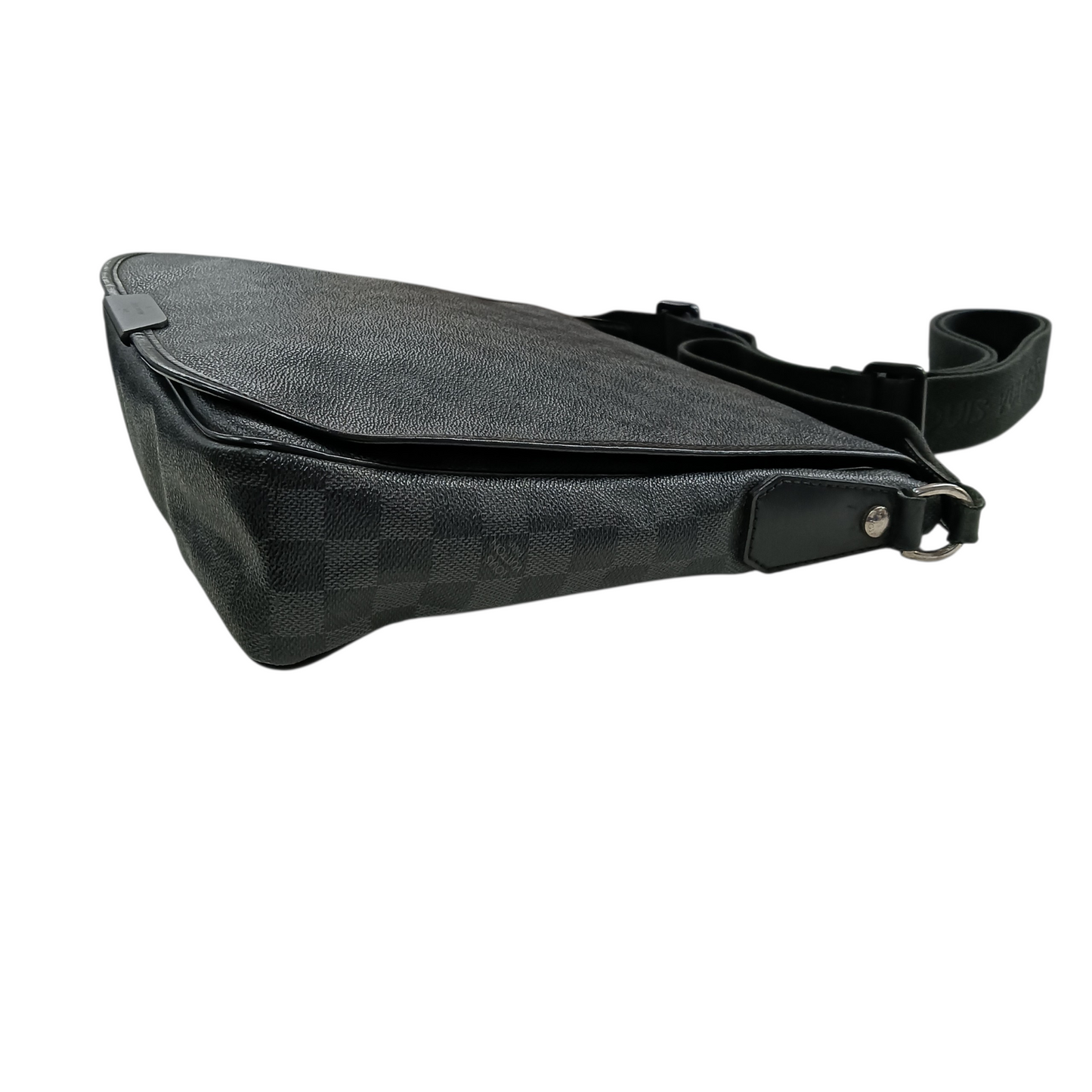 LOUIS VUITTON Shoulder Bag N41105 Black *Zip Damage
