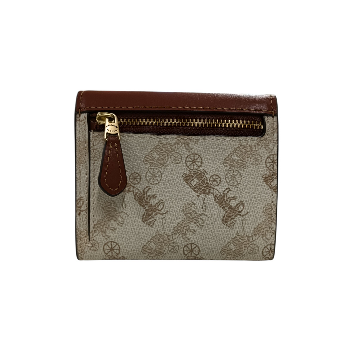 COACH Wallet Brown/Ivory CAT57