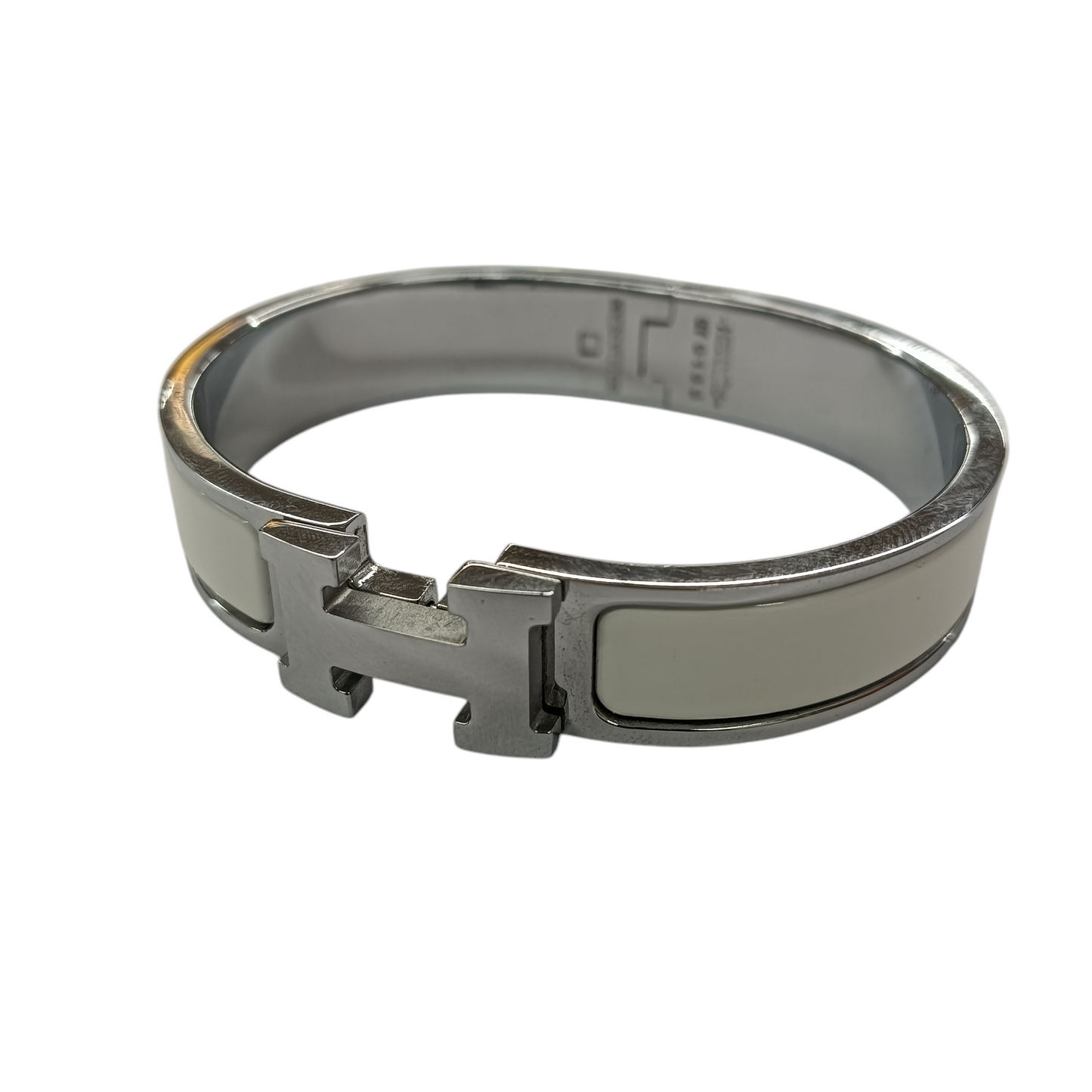 HERMES Bracelet Rank (B) Silver ST 0158
