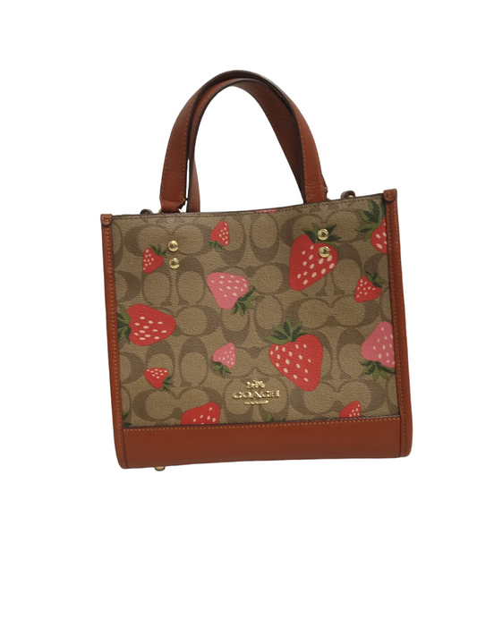 COACH 2WAY BAG CH324 BROWN RANK (B)