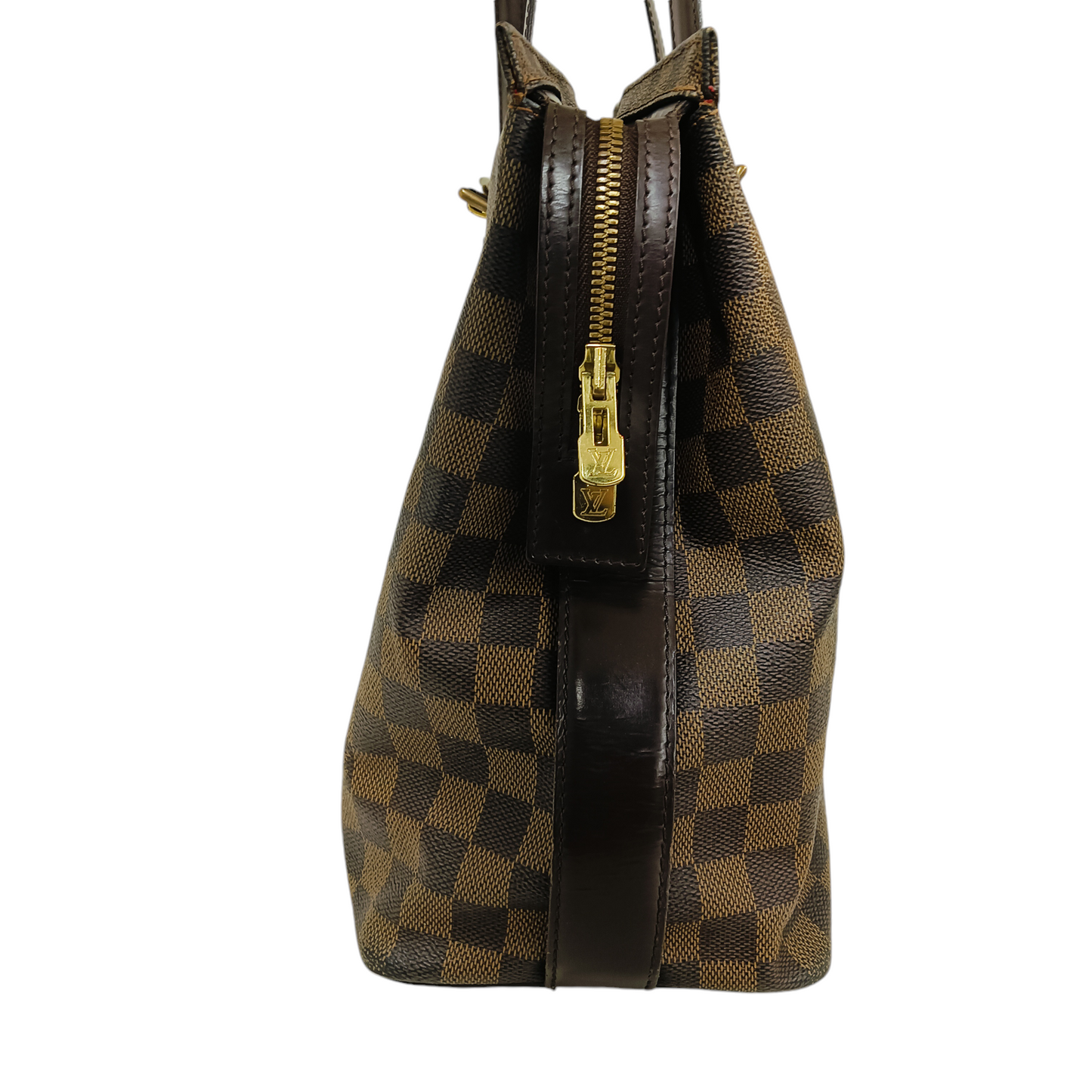 LOUIS VUITTON Shoulder Bag Damier N51119 Brown Stain TH2097