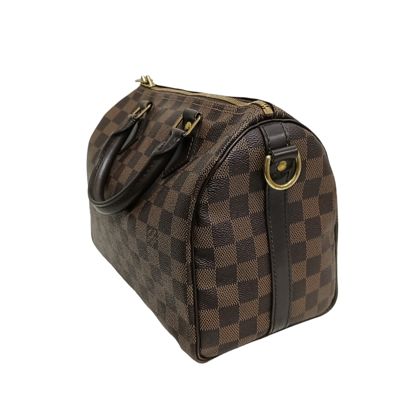 LOUIS VUITTON 2WAY Bag Damier DU0144 Speedy 25. Bandliere