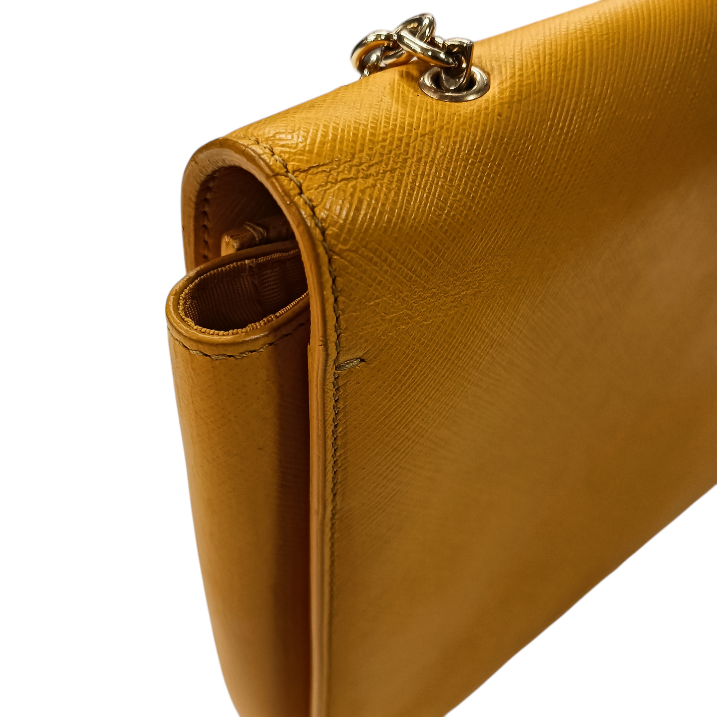 Salvatore Ferragamo Shoulder Bag Yellow AU-21/E015