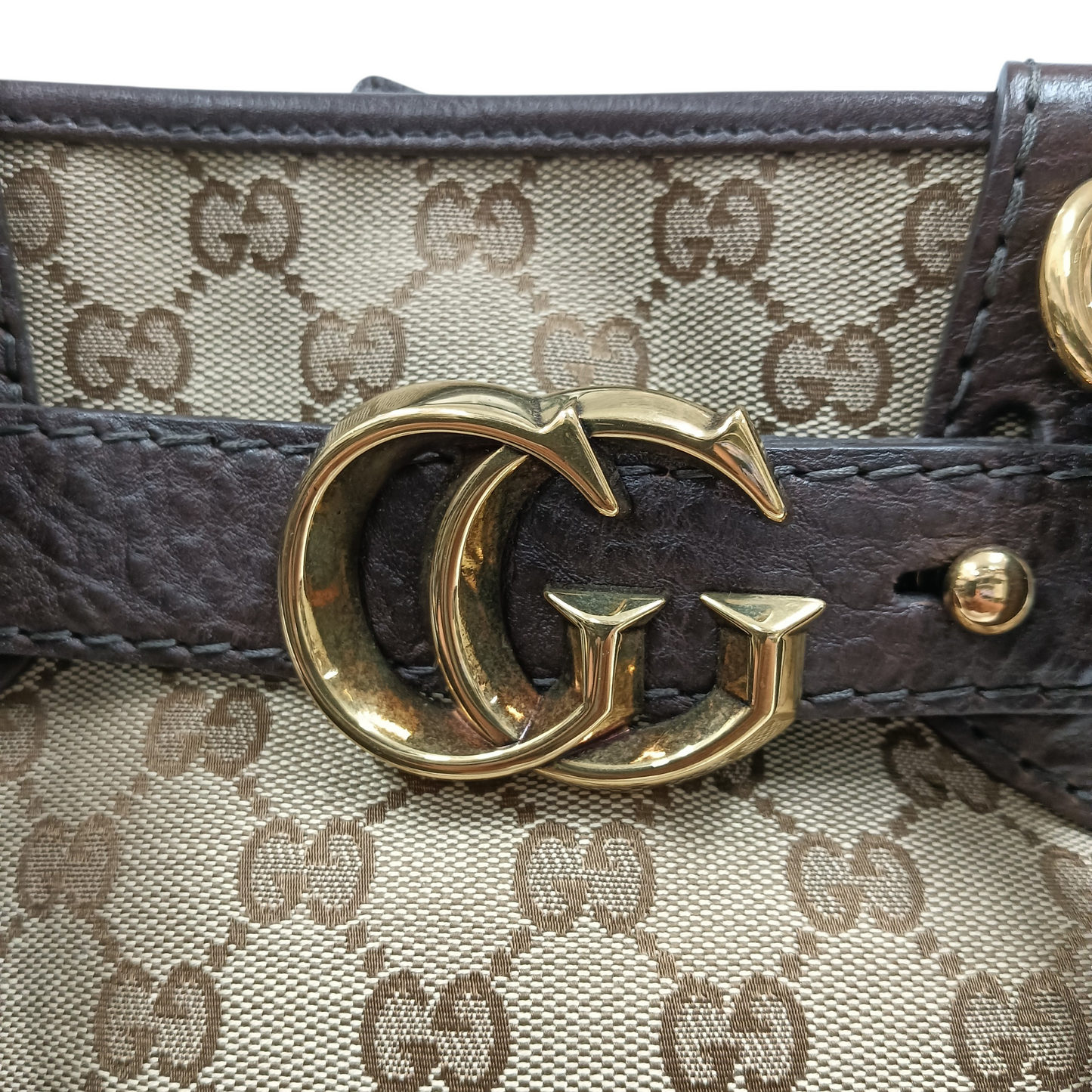 GUCCI Tote Bag 247183 Beige/Brown
