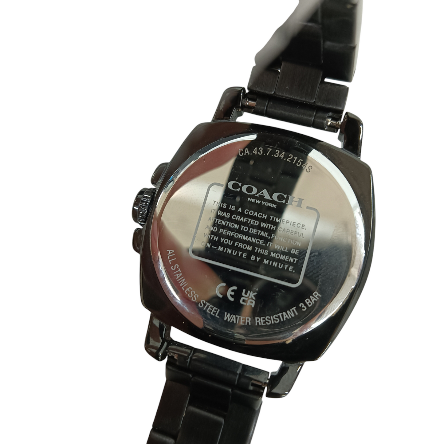 COACH WRIST WATCH Black CA.43.7.34.2154 Rank (A)