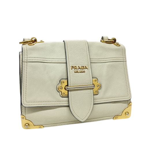 PRADA Shoulder Bag 1BD09525 Beige