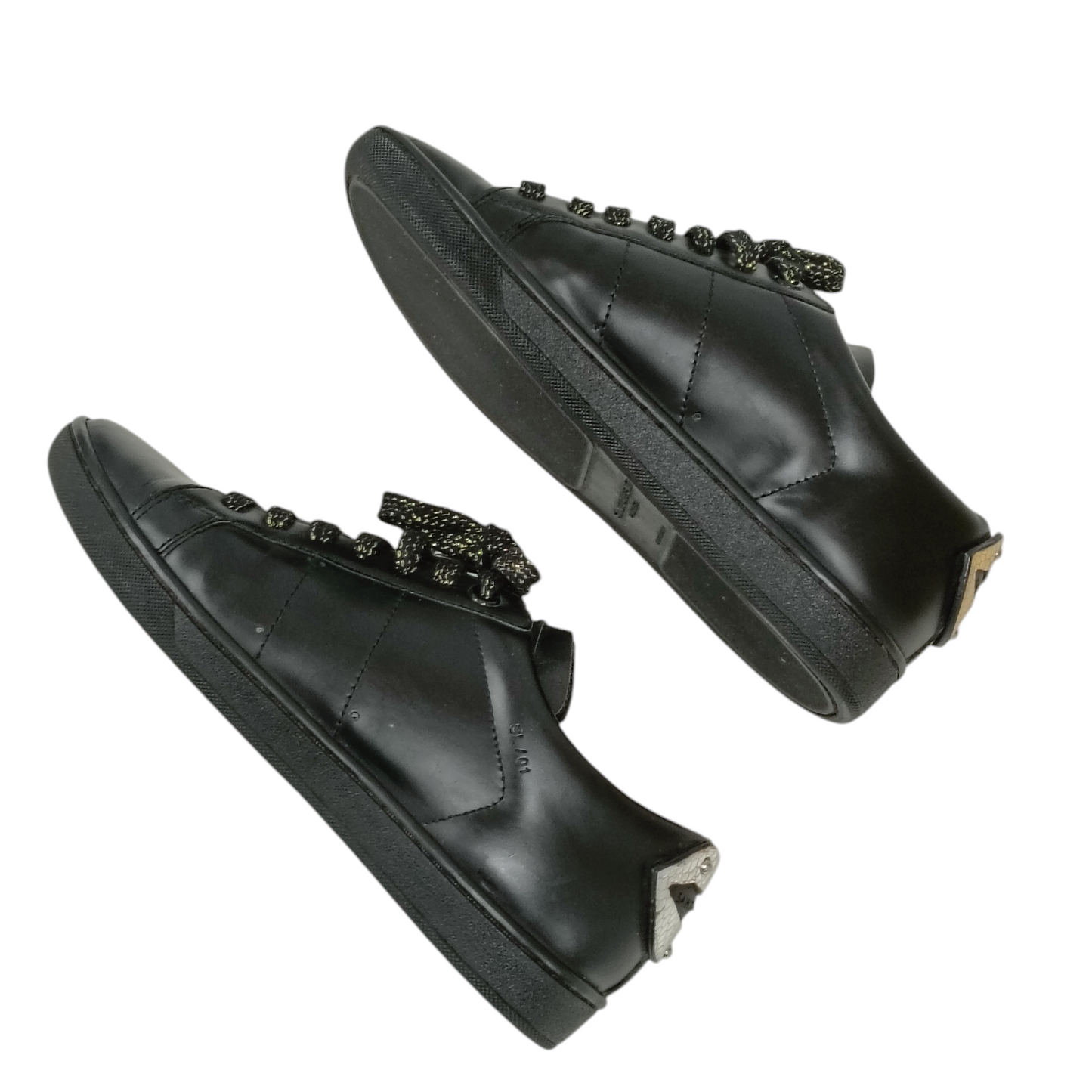 Saint Laurent Paris Sneaker Size 36 Lady 's Black DE484928