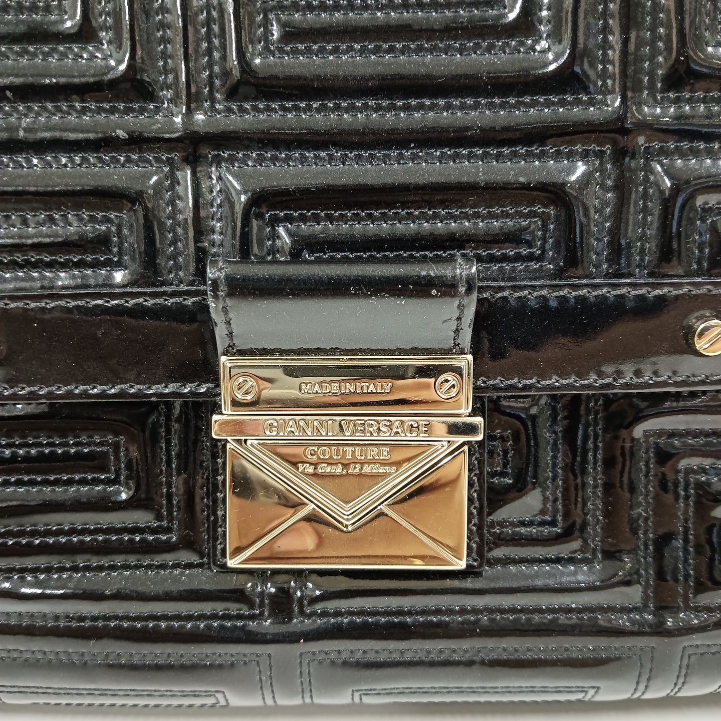 GIANNI VERSACE COUTURE Shoulder Bag Black