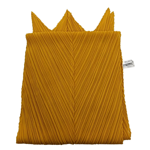 Scarf PLEATS PLEASE PP52-AD261 Yellow **Stain