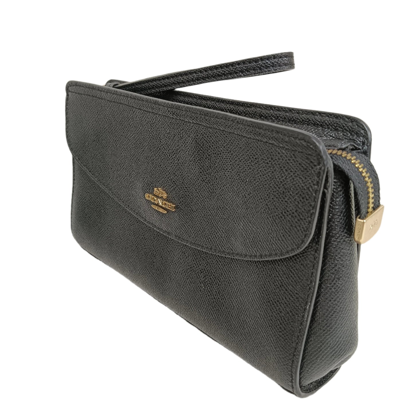 COACH CLUTCH BAG F39234 BLACK RANK (A)