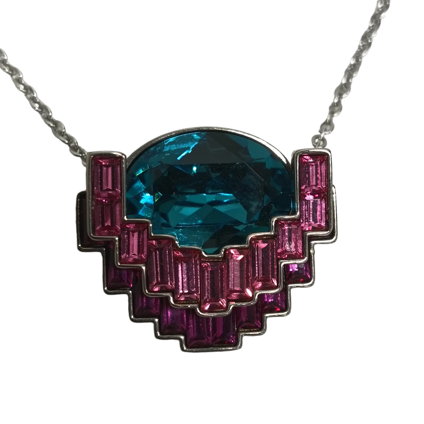 SWAROVSKI Necklace SkyBlue/Pink