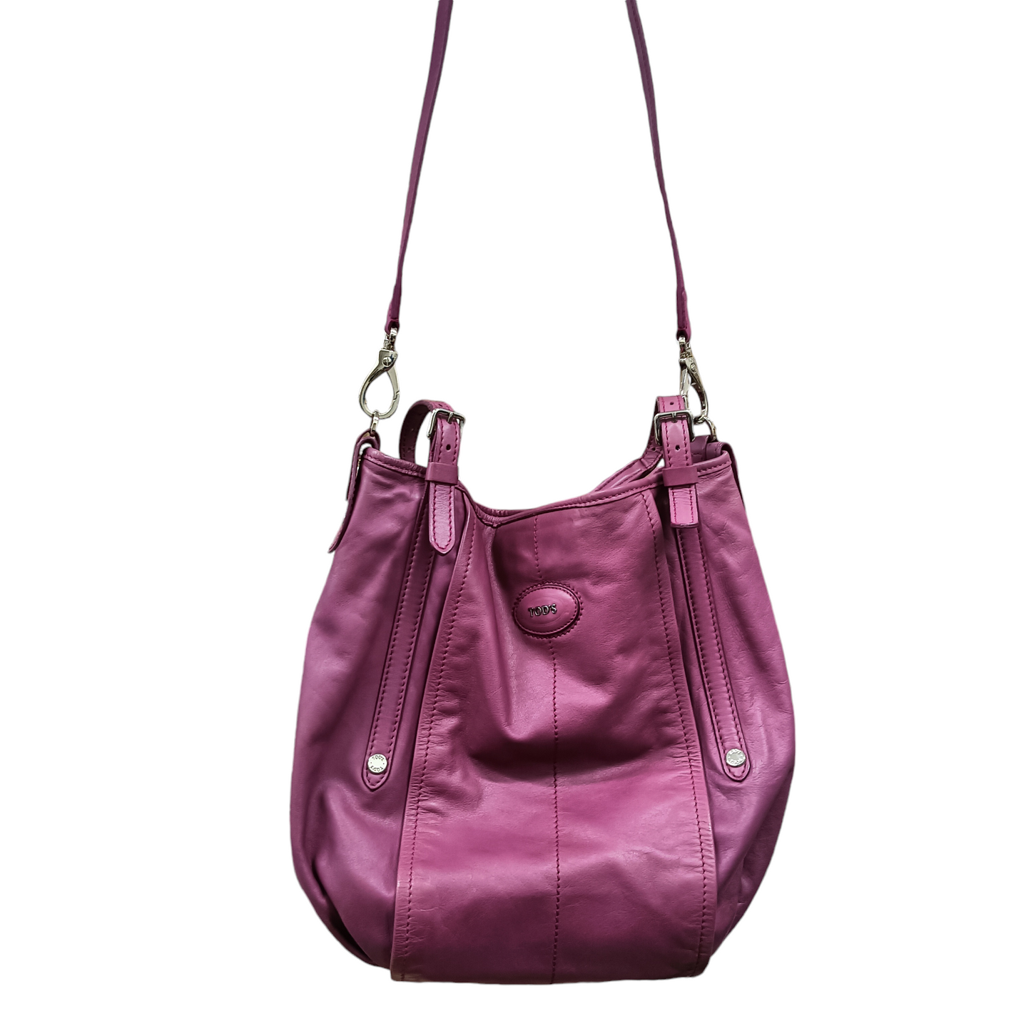 TOD'S 2WAY BAG PURPLE