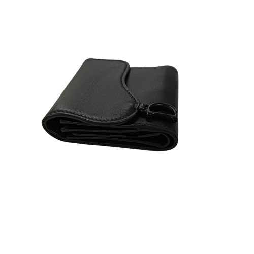 Christian Dior Wallet Black 43-MA-0220 Saddle