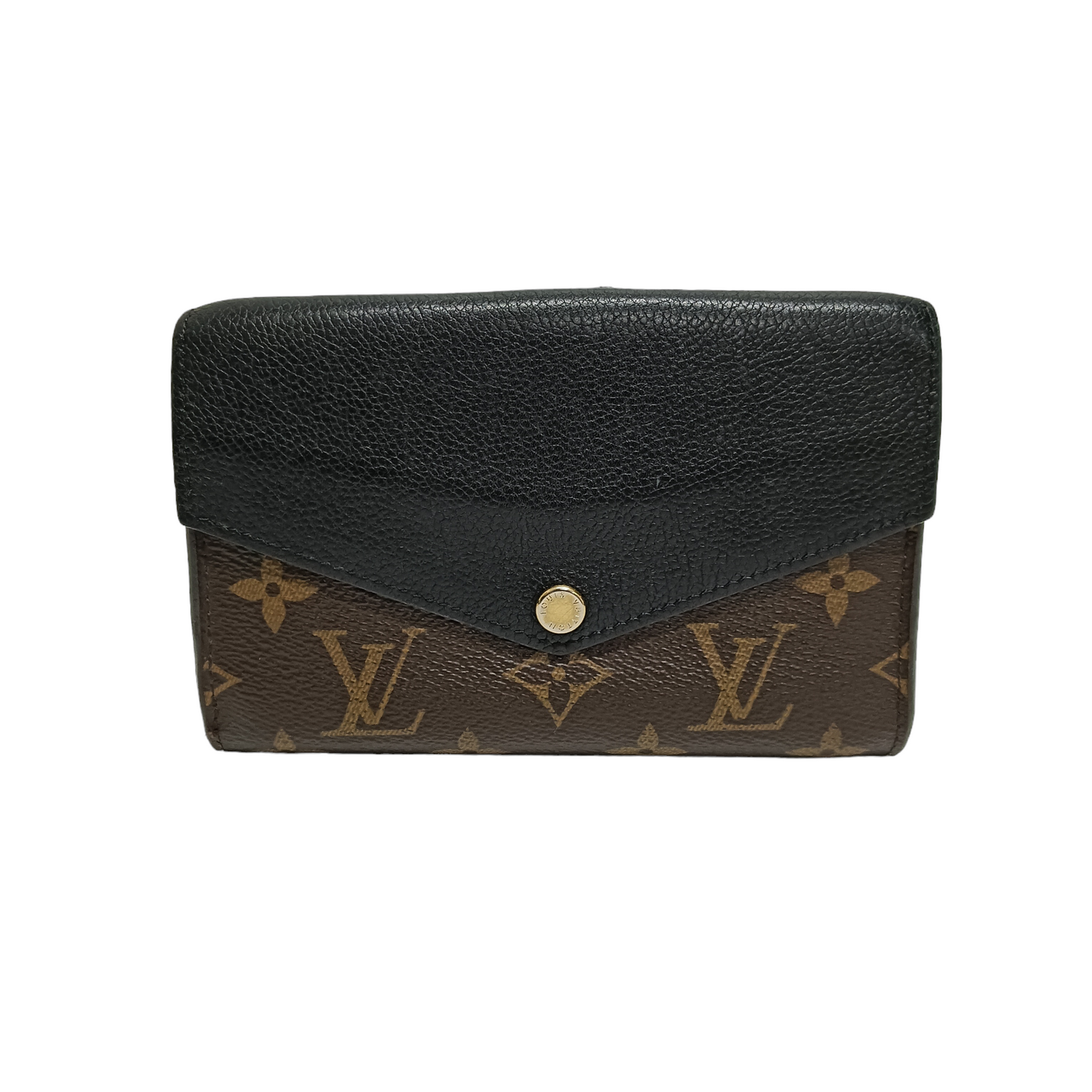 LOUIS VUITTON Wallet Monogram Brown/Black M60990