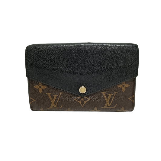 LOUIS VUITTON Wallet Monogram Brown/Black M60990